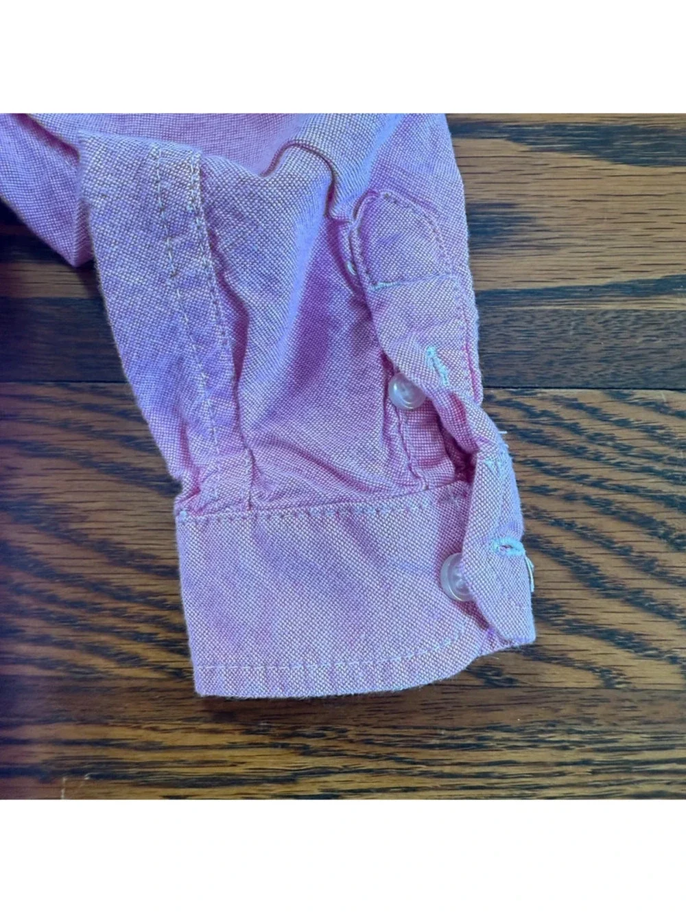 Children’s Places Toddler Boys Pink Button Down Shirt 100% Cotton Size 2T